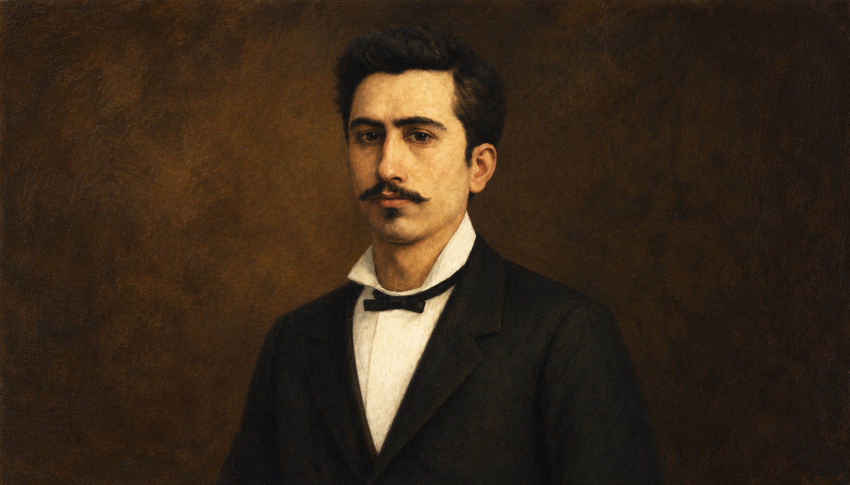 Προσωπογραφία του Κώστα Κρυστάλλη, (1868-1894), ποιητή και πεζογράφου, από τον Πολυχρόνη Λεμπέση