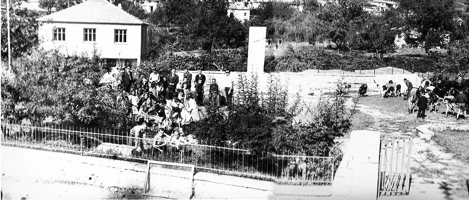Άποψη της αρχικής μορφής του «χωροπλαστικού έργου»